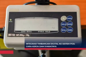 Integrasi Timbangan Digital ke Sistem POS