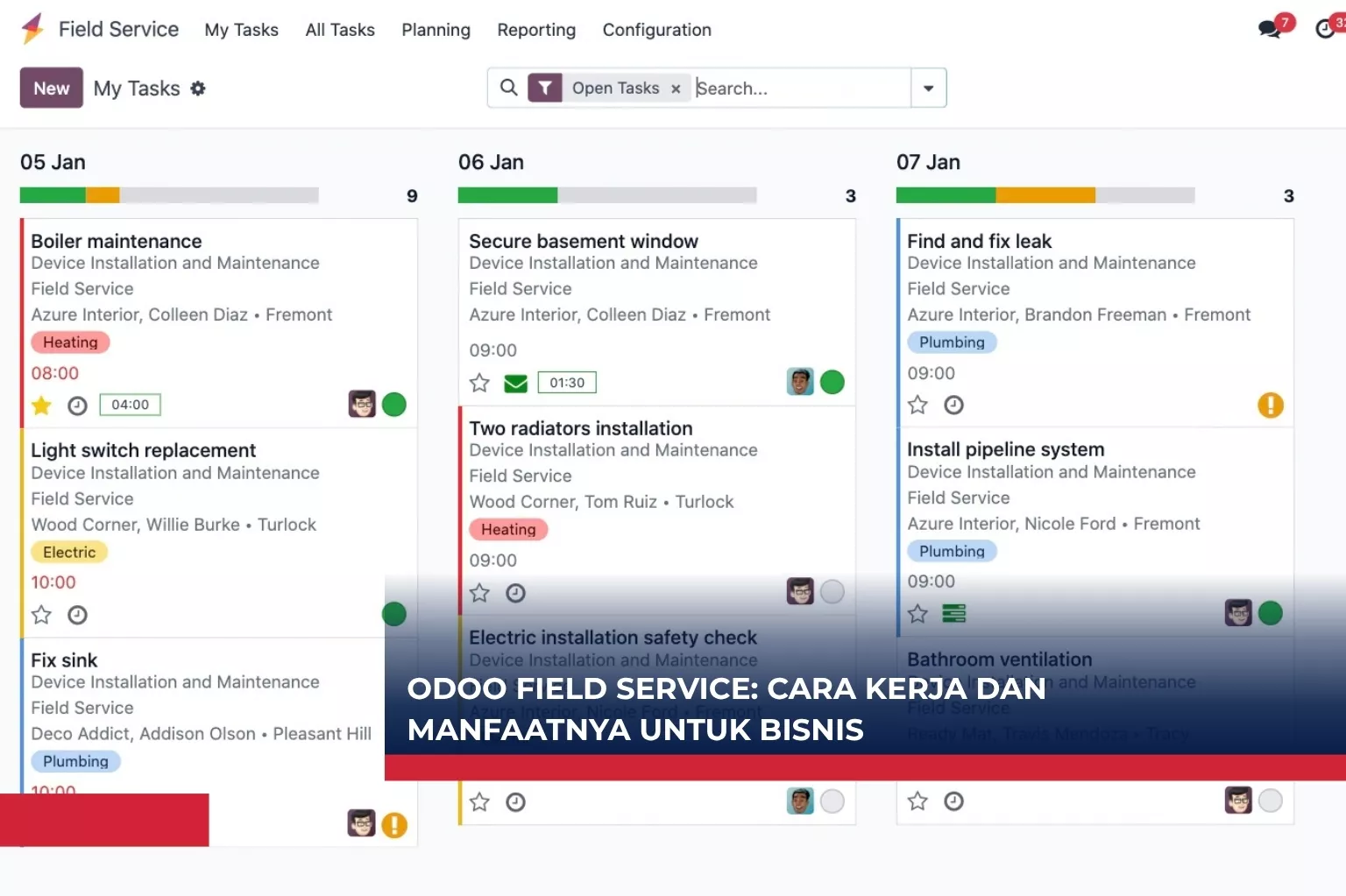 Odoo Field Service Cara Kerja dan Manfaatnya untuk Bisnis